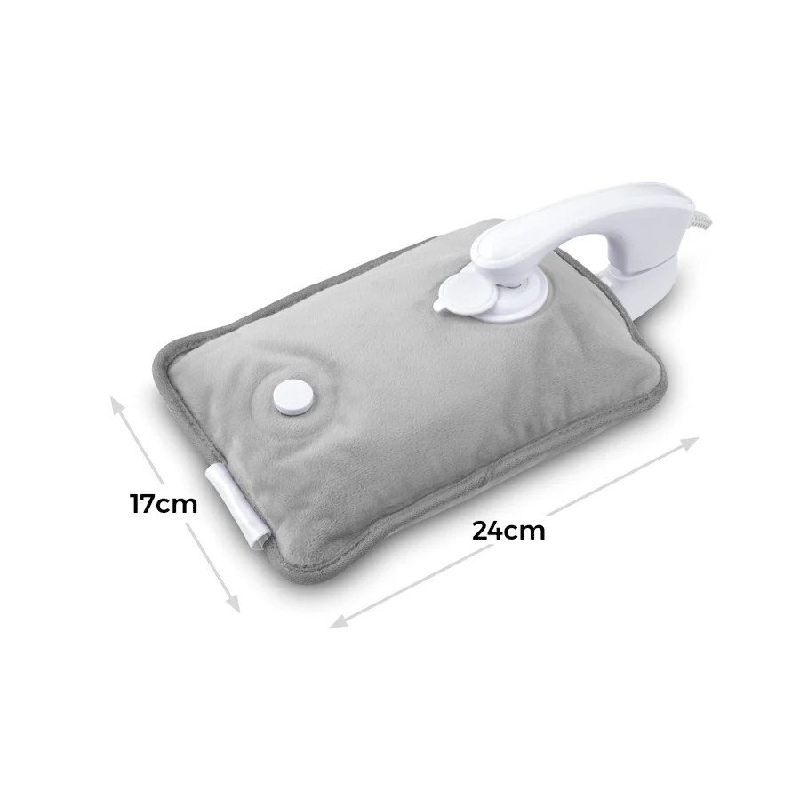 Carmen Rechargeable Hot Water Bottle Grey - Image 6