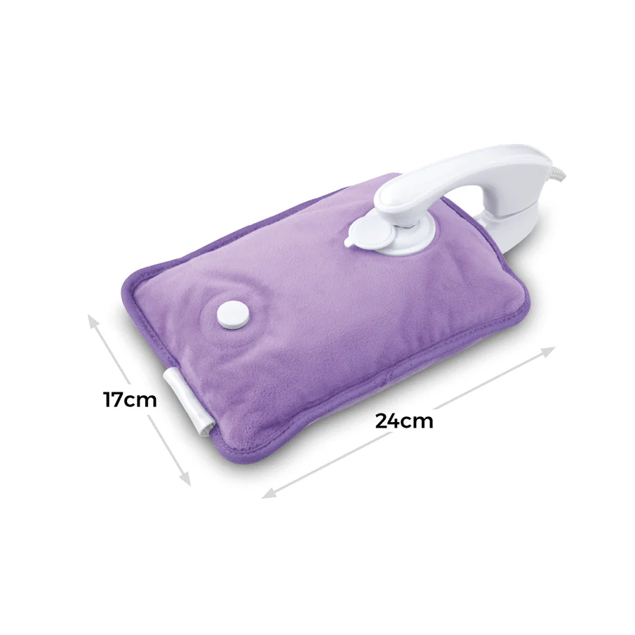 Carmen Rechargeable Hot Water Bottle Purple - Image 4