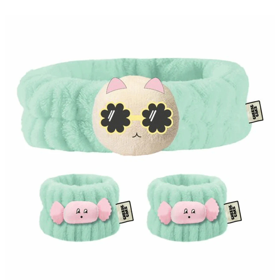 Cheesecake Cat Headband & Wristband Beauty Set - Image 2