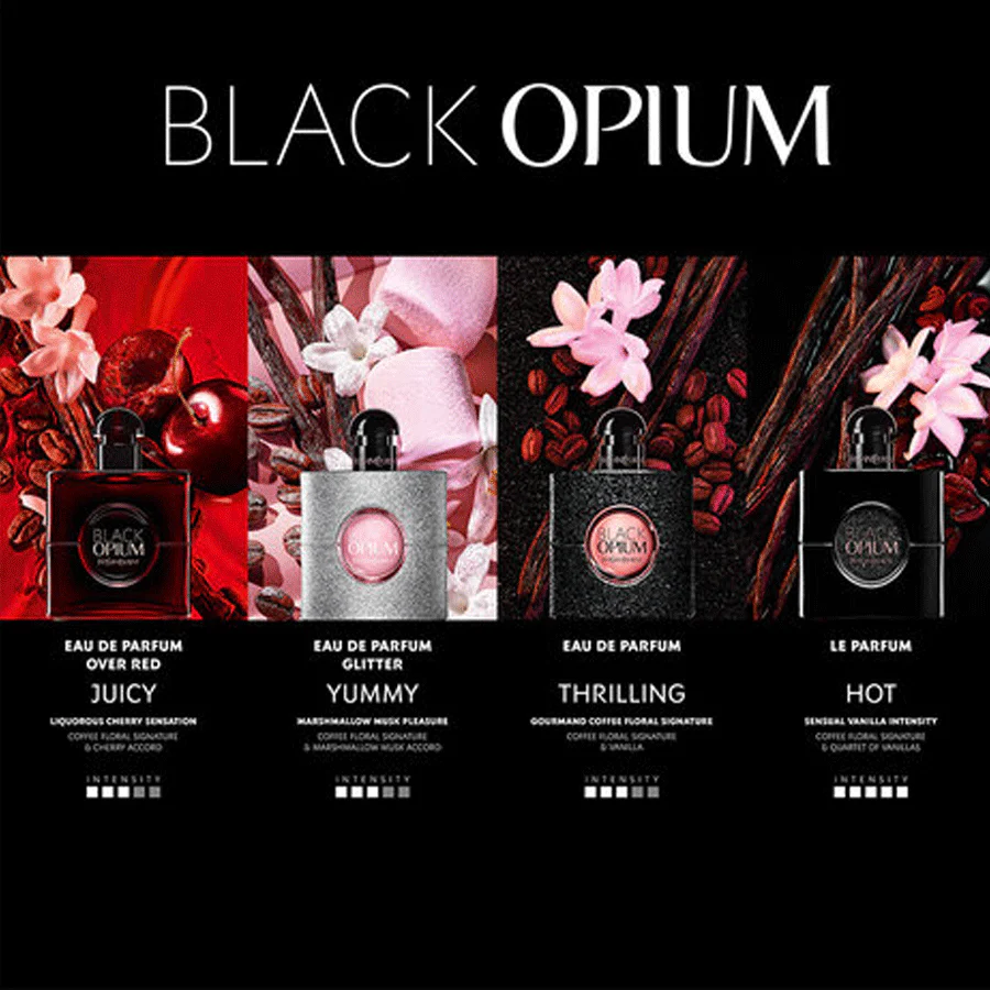Yves Saint Laurent Black Opium Glitter Eau De Parfum 30ml - Image 6
