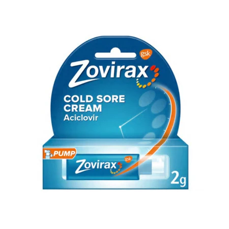 Zovirax Cold Sore Cream (Pump) 2g